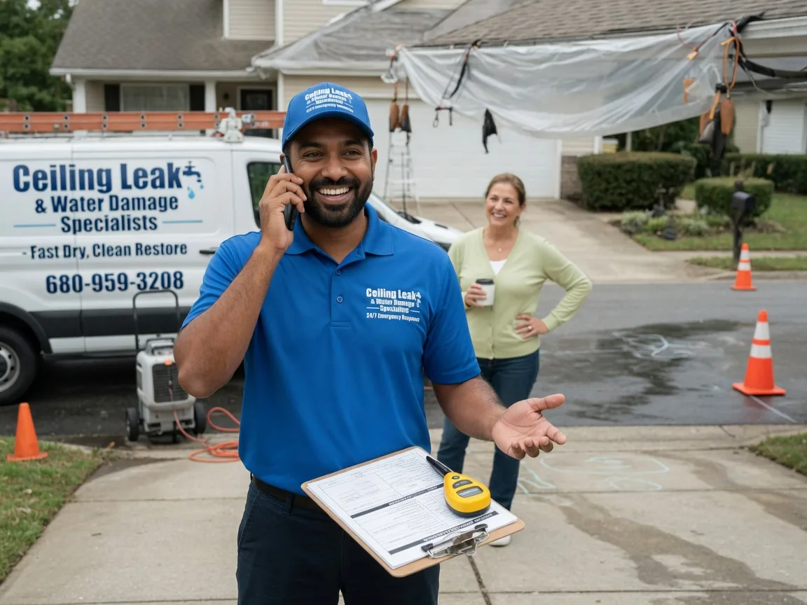 Ceiling Leak Cleanup Blacksville, WV FAQs